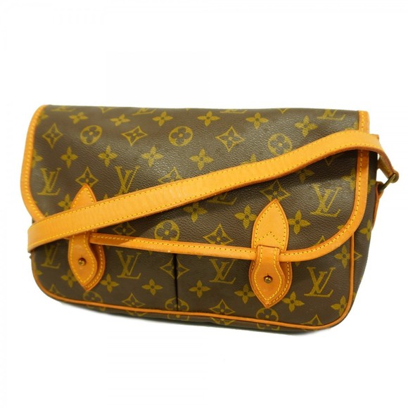 Louis Vuitton MM Shoulder Monogram Brown Gibessiere Bag - Picture 1 of 9